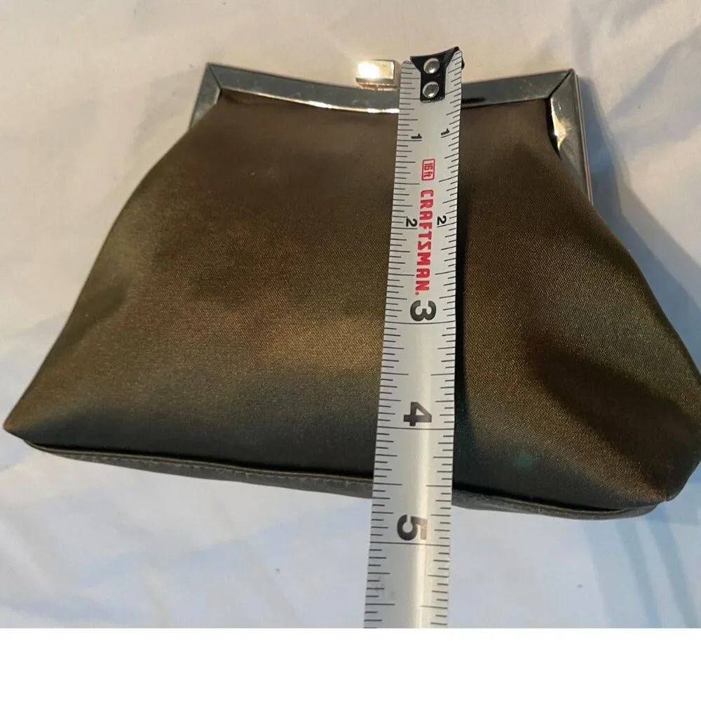 Liz Claiborne Kiss Lock Chain & Strap Evening Crossbody Bag Handbag Purse Clutch